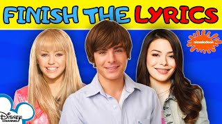 Finish The Lyrics DISNEY CHANNEL Songs [upl. by Warren524]