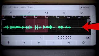 Basic Audio editing with wave editor on android [upl. by Pitarys]