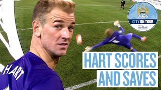 Joe Hart Scores and Saves Penalty v Roma [upl. by Marguerite]