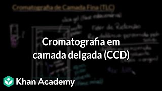 Cromatografia em camada delgada CCD [upl. by Verner]