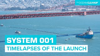 Timelapse of launching the first ocean cleanup system  System 001  The Ocean Cleanup [upl. by Ofloda]