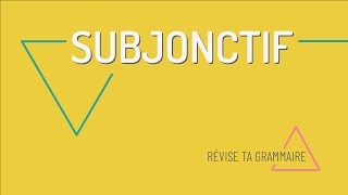 La formation du subjonctif en français [upl. by Anikes800]