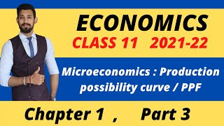 Production Possibility Curve  Microeconomics  Chapter 1  Class 11 [upl. by Ajdan]