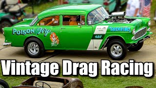 Old School Vintage Drag Racing Glory Days 2021 [upl. by Assirram452]