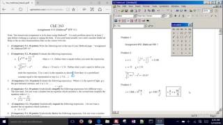 Introduction to MathCAD for Engineers [upl. by Scheck]