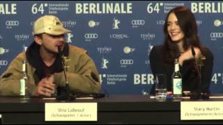 Shia LaBeouf Storms Out of Press Conference [upl. by Renruojos248]