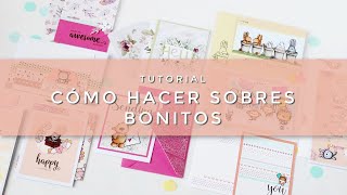 Cómo hacer sobres bonitos [upl. by Neved]