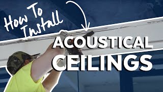 How to Install Acoustical Ceilings  Armstrong Ceiling Solutions [upl. by Phedra]