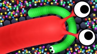 Slitherio MOST Impossible TROLL Move EVER [upl. by Calley]