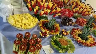 Mesa de fruta Para eventos Fruit table displays [upl. by Yffat]