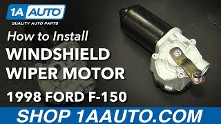 How to Replace Windshield Wiper Motor 9703 Ford F150 [upl. by Sommers]