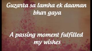 Tujh me rab dikhta hai pure lyrics [upl. by Omrellug]