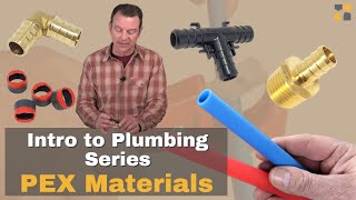 A lesson about basic PEX plumbing materials  Intro to Plumbing Systems [upl. by Ursuline69]