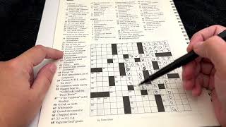 ASMR 🗞️ NYTimes Crossword 🖊️ whisper 🐈 cameo [upl. by Hachman681]