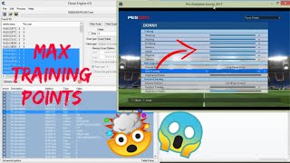 PES 2017  Become A Legend BAL  Training Points Edit  Cheat Engine [upl. by Ylelhsa]