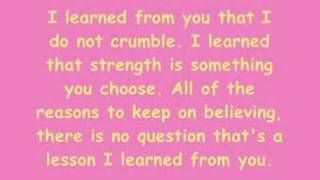 Miley Cyrus And Billy  I Learned From You  Lyrics [upl. by Esteban]