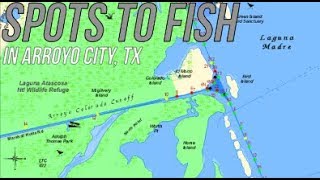 5 Spots to Fish in Arroyo City TX [upl. by Bassett]