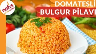 ÇOK LEZZETLİ 👌 Domatesli Biberli Bulgur Pilavı [upl. by Dulcinea]