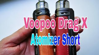 Voopoo Drag x ATOMIZER SHORT PROBLEM SOLVE [upl. by Kcirb]