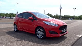 2015 Ford Fiesta 10T EcoBoost 125 SS Zetec S 3door StartUp and Full Vehicle Tour [upl. by Aicia610]