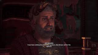 Assassins Creed Odyssey  How to accuse King Pausanias successfully with a proof [upl. by Moody915]