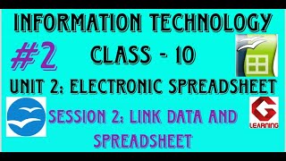 Create hyperlink in OpenOffice Calc worksheet  Unit 2 Electronic Spreadsheet  Class 10 IT [upl. by Shurlocke]