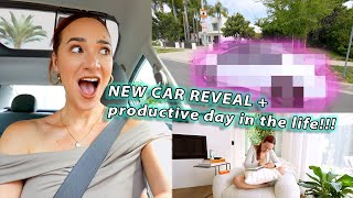 NEW CAR REVEAL  Productive Day in the Life Vlog [upl. by Mathew]