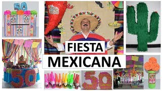 11 Manualidades Fáciles para Decorar una FIESTA MEXICANA con reciclaje [upl. by Minabe]