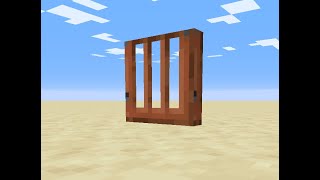 How to make Half doors in Minecraft [upl. by Adnuahsor]