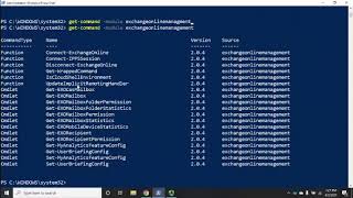 Connecting to Exchange Online in PowerShell [upl. by Fairman209]