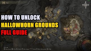 How to Unlock Hallowhorn Ground Elden Ring [upl. by Esinyt]