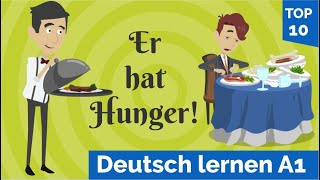 Deutsch lernen mit Dialogen  Lektion 17  Wortschatz im Restaurant sich beschweren  Aussprache [upl. by Hephzipah106]