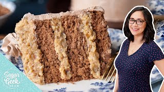 How To Make A Classic German Chocolate Cake [upl. by Nagiem]