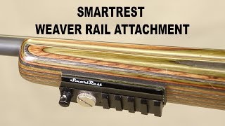 SmartRest Weaver Rail rifle attachment by EagleyeHG [upl. by Yanaton]