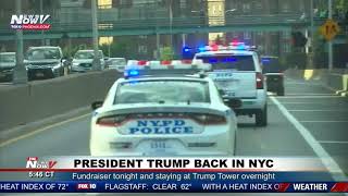 RARE President Trump Motorcade In New York City [upl. by Roban747]