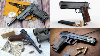 Las 10 Mejores Pistolas de la Segunda Guerra Mundial [upl. by Aicul]