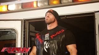 Ryback promises to send a Superstar away in an ambulance Raw May 20 2013 [upl. by Eradis]