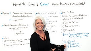 How to Find a Career Mentor and Why Its Important  Project Management Training [upl. by Birchard856]