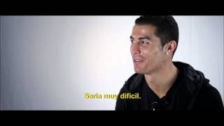 EXCLUSIVE VIDEO Cristiano Ronaldo talks Messi [upl. by Christal]