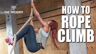 Rope Climb exercise progressions for CrossFit [upl. by Sakhuja]