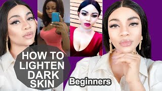 How To lighten Dark Skin Beginner Skin Whitening Tips  DIY HOME REMEDY  BEST PRODUCTS TO USE [upl. by Yahsat142]