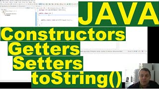 Java constructors getters setters and toString [upl. by Wayolle]