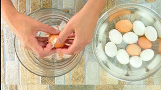 100YearOld Trick To PEELING HardBoiled EGGs 🥚 [upl. by Onilegna]