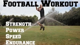 Football Conditioning Workout20 Football Exercises to make you a BEAST [upl. by Laiceps]