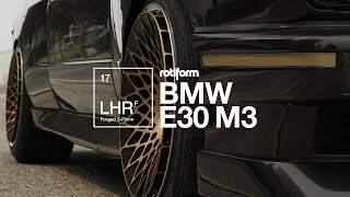 Rotiform LHRF Forged 3Piece Wheel  Stan Chens BMW E30 M3  Toyo Tires  4K [upl. by Baerman339]