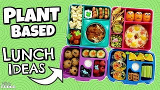 4 PlantBased Meals for Kids LUNCHBOXES  Bunches of Lunches [upl. by Yltnerb]