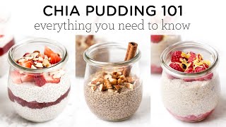 CHIA PUDDING 101 ‣‣ How to Make It Health Benefits amp More [upl. by Adarbil364]