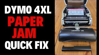 How to Fix DYMO 4XL Label Printer  Paper Jam Troubleshooting [upl. by Daisie]