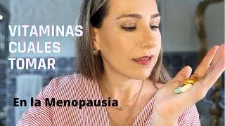 VITAMINAS para la Menopausiacuáles son las mejores y más destacadas🌷 [upl. by Irpak82]