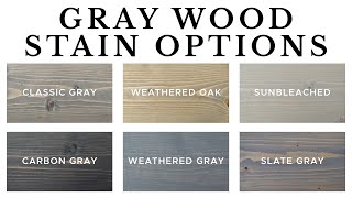 Grey Wood Stain Options [upl. by Yoong981]